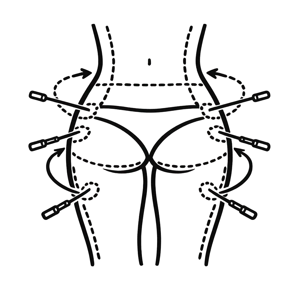 Lower body 360 degree liposuction treatment at Ko Cosmetic Surgery Centre Coimbatore