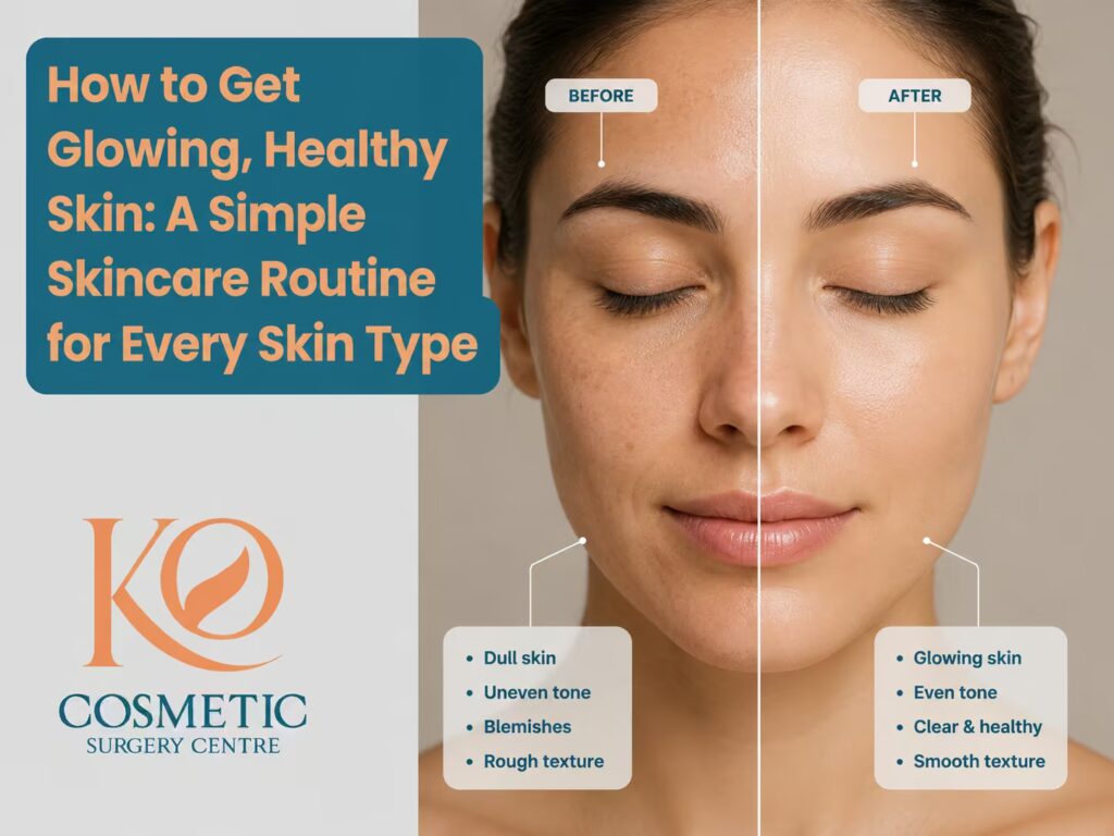 How to Get Glowing, Healthy Skin A Simple Skincare Routine for Every Skin Type